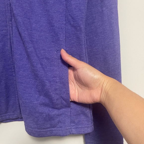 Bench Mock Neck Full Zip Purple Jacket Size Large - Picture 5 of 8